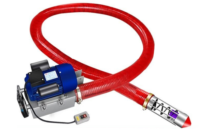 用于輸送玉米顆粒的小型輸送機(jī)器，適用于中小型農(nóng)場(chǎng)和下鄉(xiāng)流動(dòng)收糧食